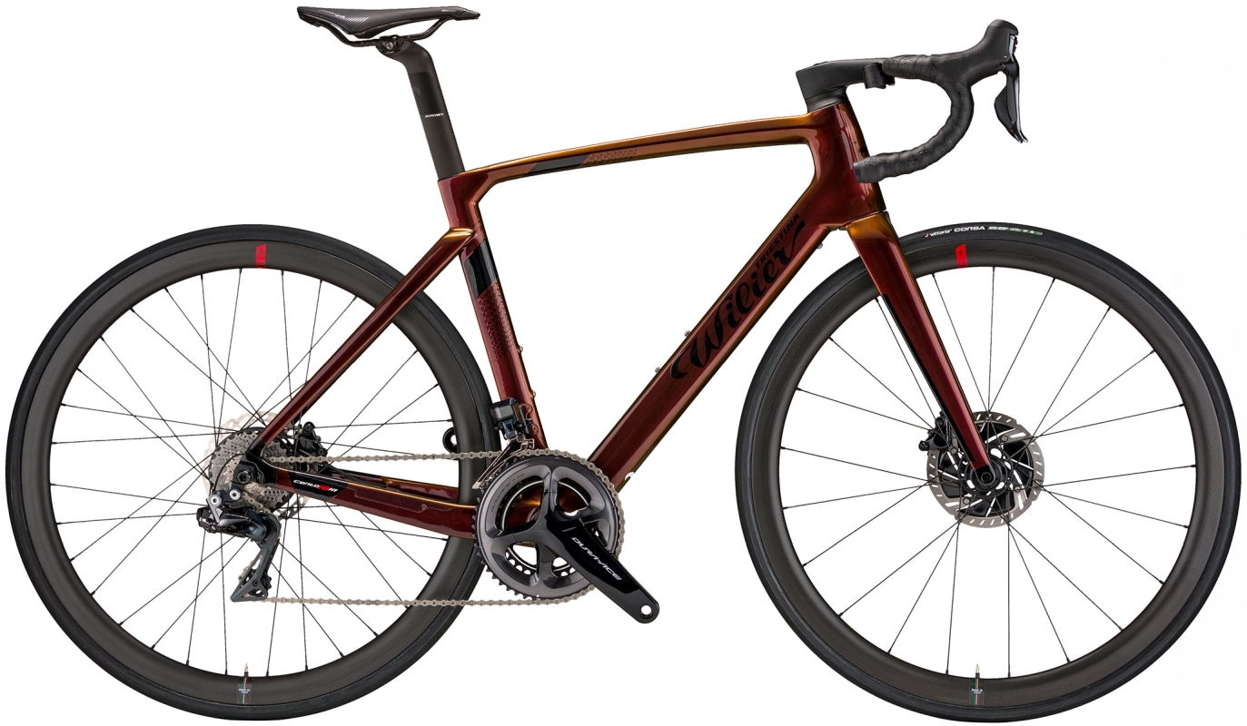 Wilier Cento10 Hybrid Shimano Ultegra Di2 RD R8050 2x11 Bronze Glossy M Gravel Orszaguti elektromos kerekpar Muziker