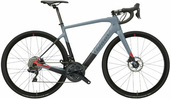 Race-/gravel-elektrische fiets Wilier Cento1 Hybrid Shimano Ultegra RD-R8000 2x11 Blue/Black Matt M - 1