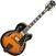 Semiakustická kytara Ibanez AF2000-BS Brown Sunburst