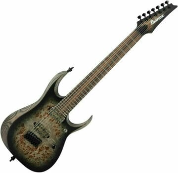 7-string Electric Guitar Ibanez RGD71ALPA-CKF Charcoal Burst Black Stained - 1