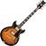 Semiakustická gitara Ibanez AM2000H-BS Brown Sunburst
