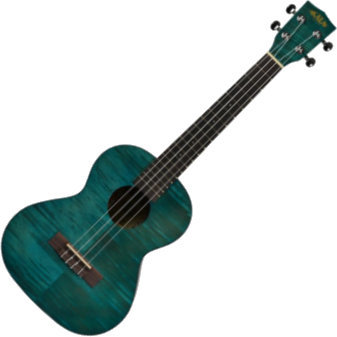 Tenor ukulele Kala Exotic Mahogany Ply Tenor Ukulele Blue with Bag