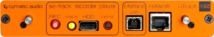 Multitrack snemalniki Cymatic Audio uTrack-X32