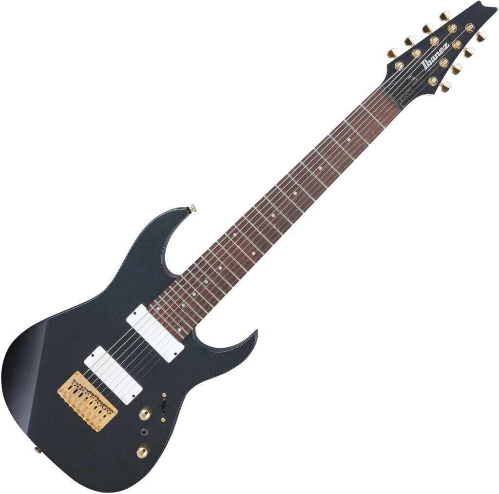 8-snarige elektrische gitaar Ibanez RG80F-IPT Iron Pewter