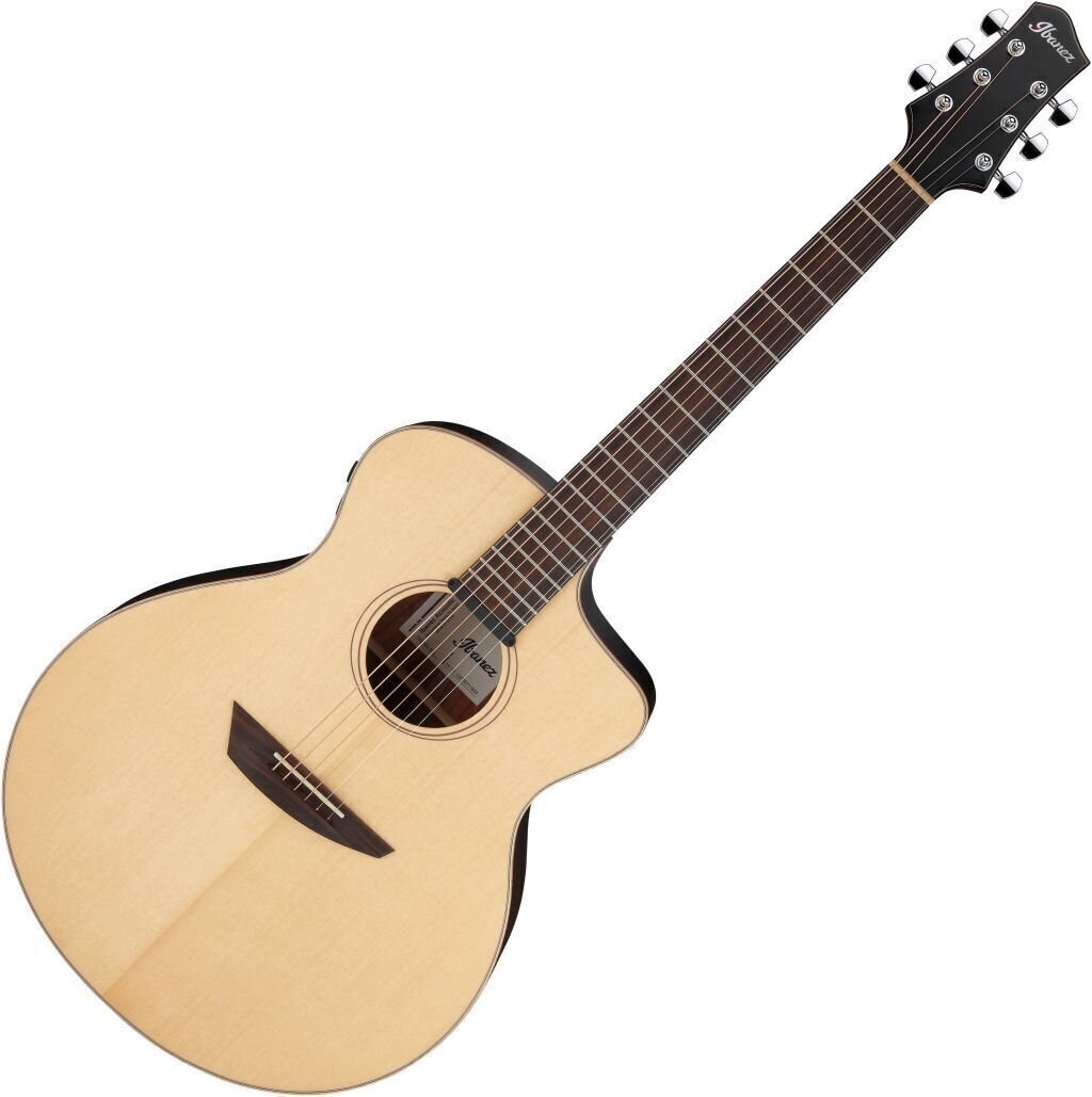 Guitare Jumbo acoustique-électrique Ibanez PA300E-NSL Natural Satin