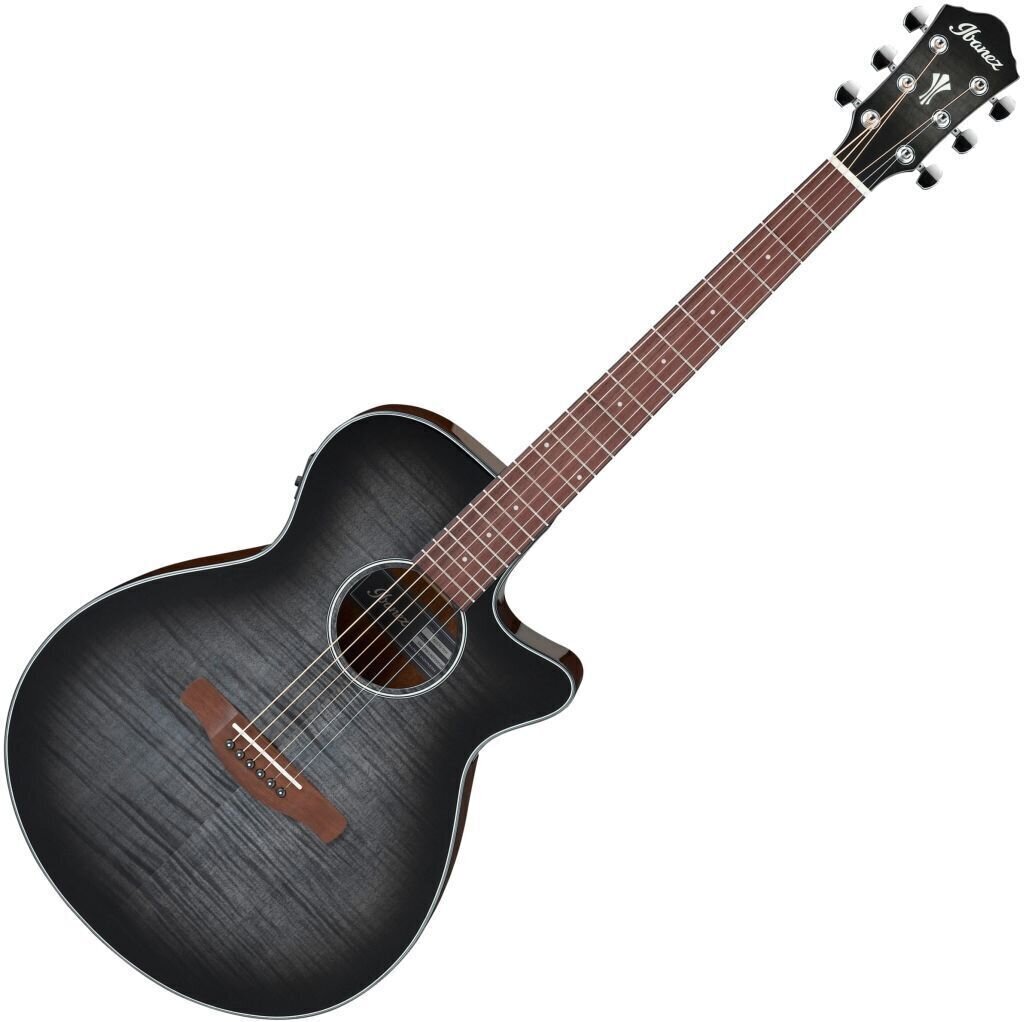 Elektroakusztikus gitár Ibanez AEG70-TCH Transparent Charcoal Burst
