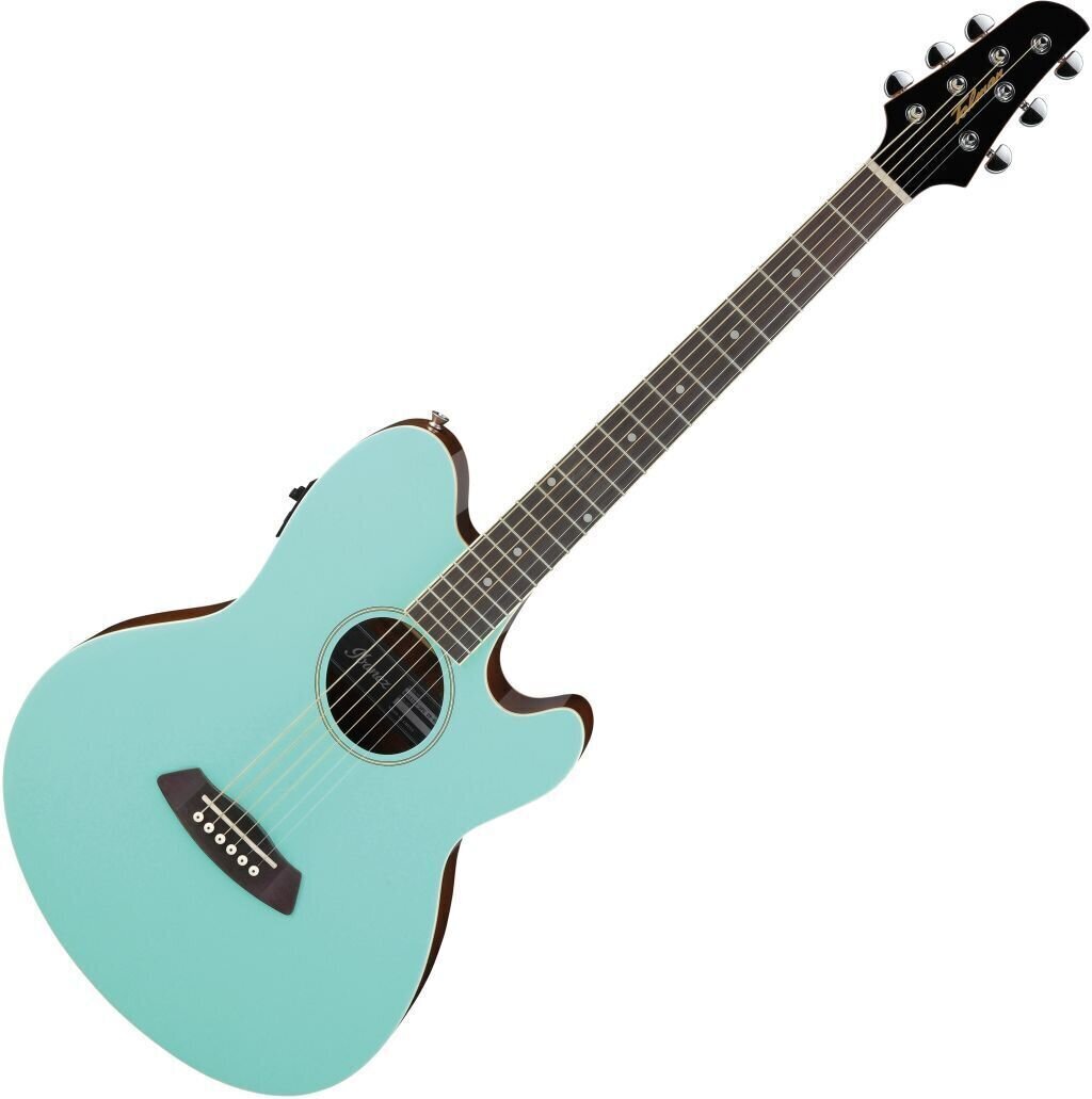 Elektroakusztikus gitár Ibanez TCY10E-SFH Sea Foam Green