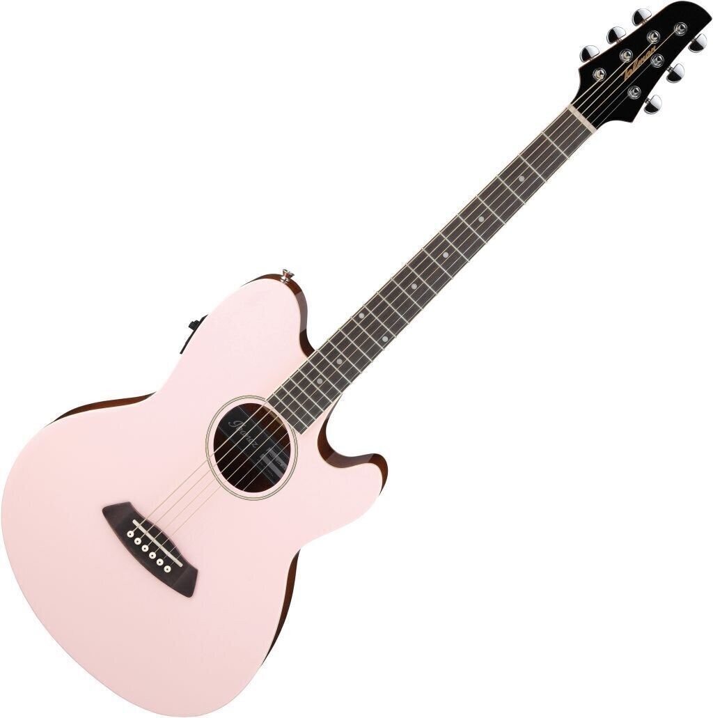 Guitarra electroacustica Ibanez TCY10E-PKH Pastel Pink
