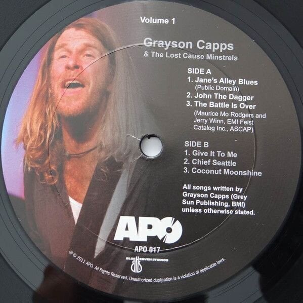 Vinyl Record Grayson Capps - Grayson Capps Volume 1 (LP)