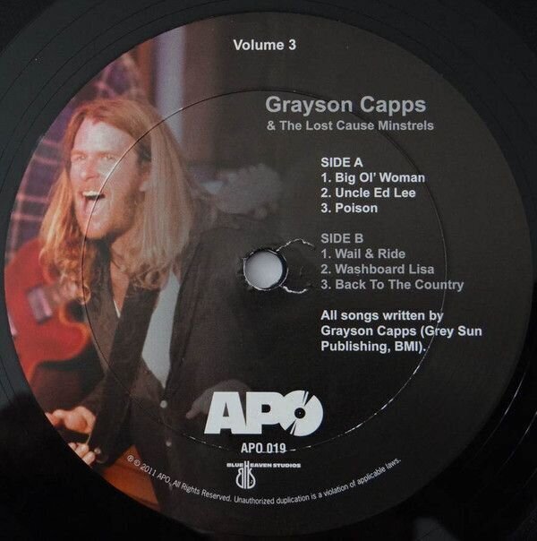 Vinyylilevy Grayson Capps - Grayson Capps Volume 3 (LP)