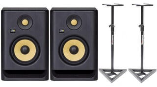 KRK Rokit 5 G4 Stand SET Black