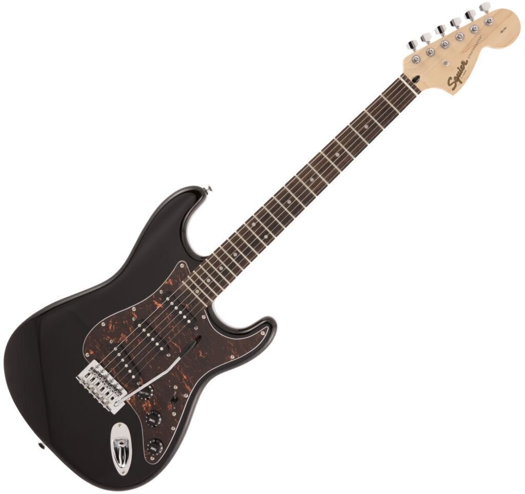 Elektromos gitár Fender Squier FSR Affinity Series Stratocaster IL Fekete