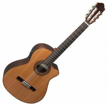 Guitarra clássica com pré-amplificador Almansa 403 CW E1 4/4 Natural - 1