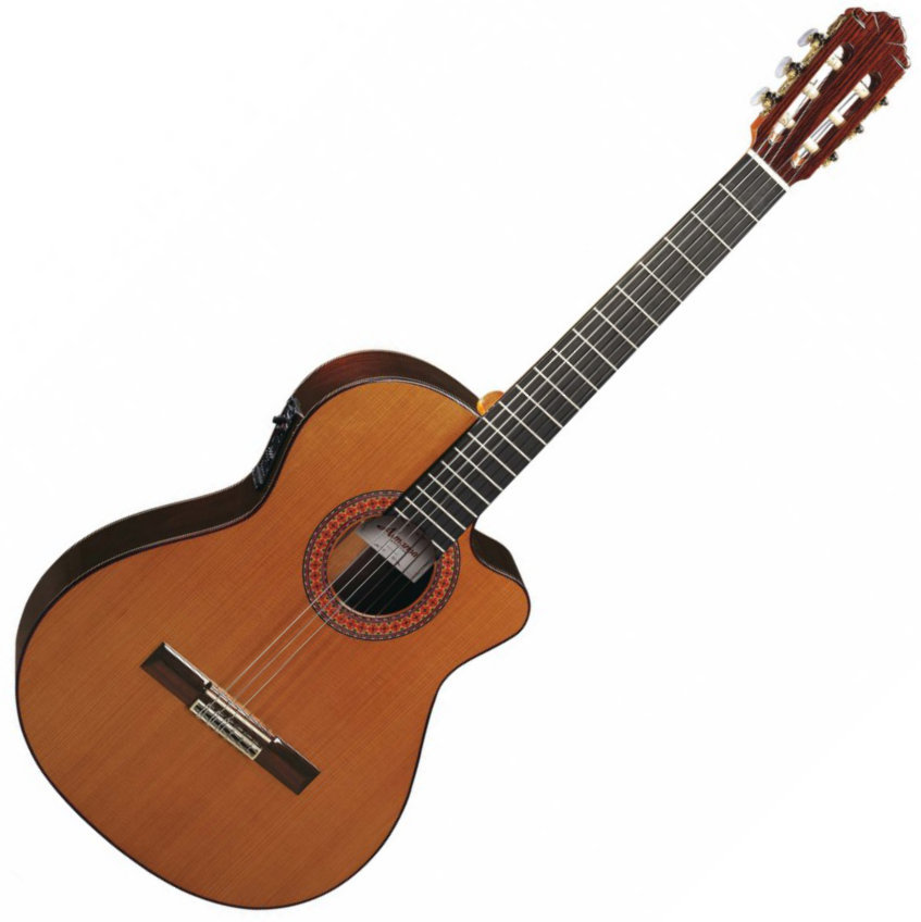 Guitarra clásica con preamplificador Almansa 435 CW E2