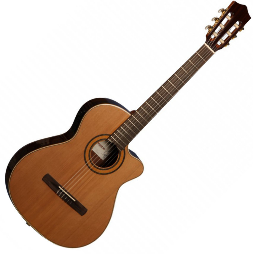 Guitarra clássica com pré-amplificador Almansa Crossover CS-CW LR E1