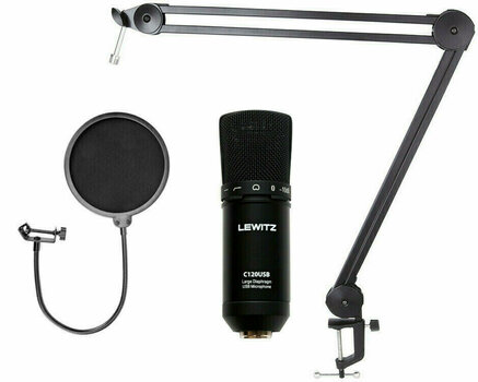 USB mikrofon Lewitz C120USB Deluxe SET - 1