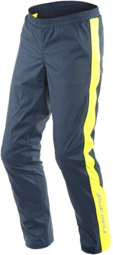 Regnbukser til motorcykel Dainese Storm 2 Pants Black Iris/Fluo Yellow S