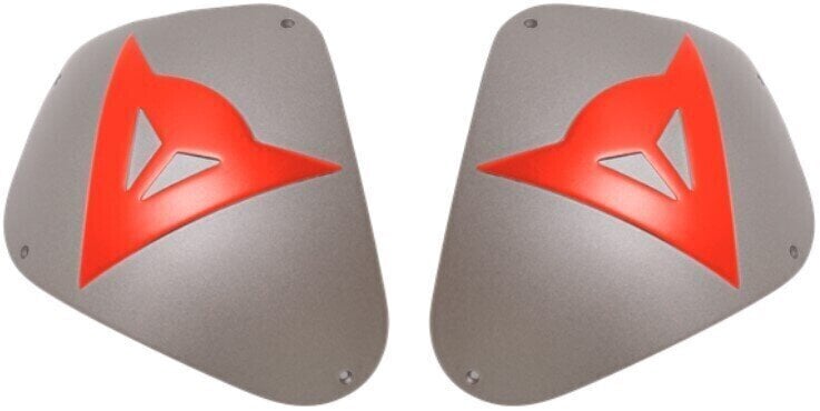 Ochraniacze na ramię Dainese Ochraniacze na ramię Kit Shoulder Sport Alum Aluminium/Fluo Red UNI