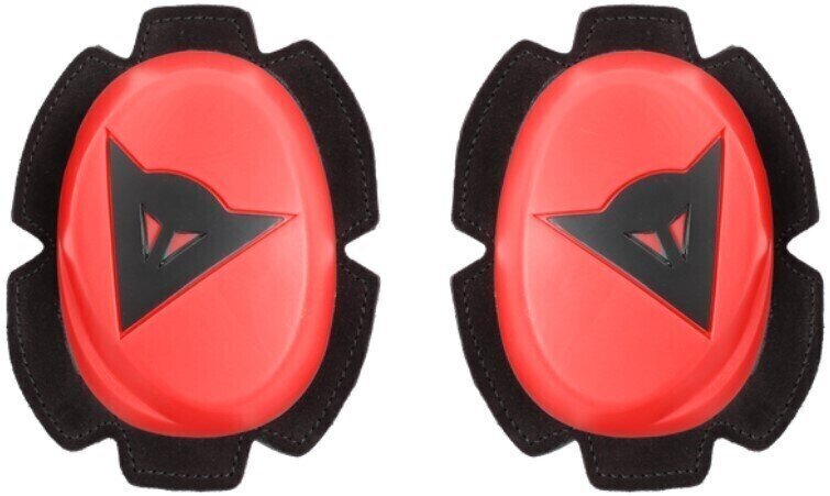 Controles deslizantes Dainese Pista Knee Slider Fluo Red/Black UNI Controles deslizantes