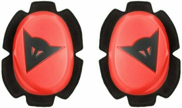 Controles deslizantes Dainese Pista Knee Slider Fluo Red/Black UNI Controles deslizantes - 1