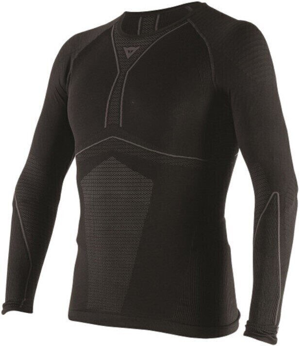 Camisa funcional para motociclismo Dainese D-Core Dry Tee LS Black/Anthracite L