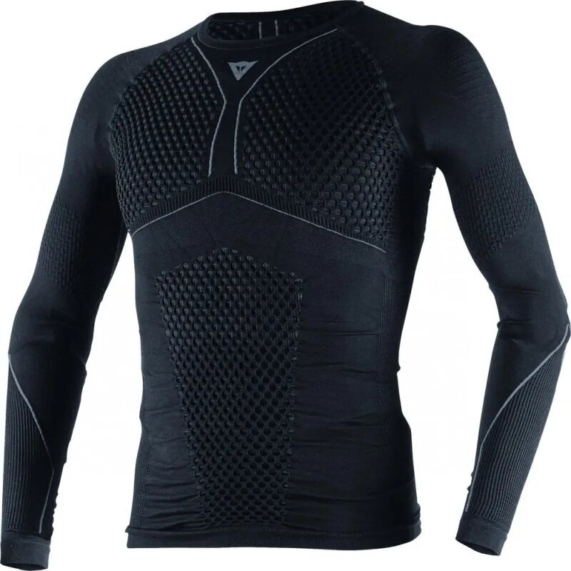 Camisa funcional para motociclismo Dainese D-Core Thermo Tee LS Black/Anthracite M