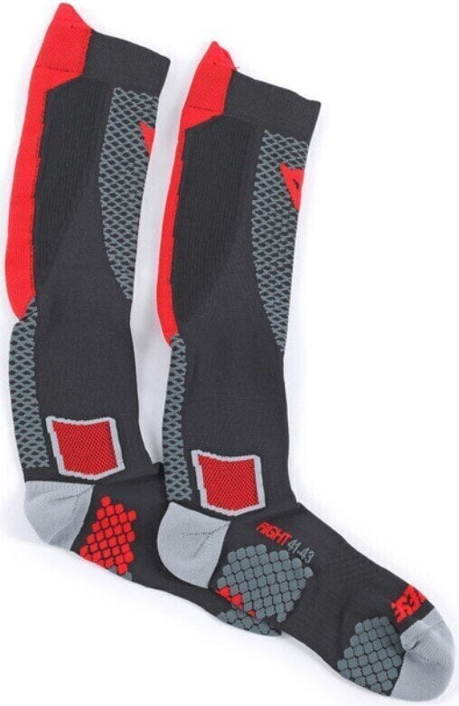 Meias Dainese Meias D-Core High Sock Black/Red S