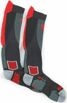 Chaussettes Dainese Chaussettes D-Core High Sock Black/Red M - 1