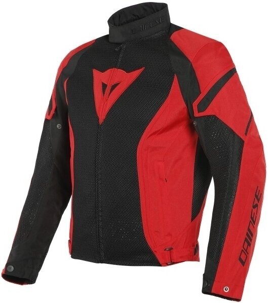 Tekstilna jakna Dainese Air Crono 2 Black/Lava Red 46 Tekstilna jakna