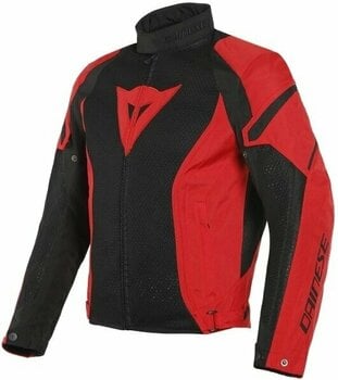Textile Jacket Dainese Air Crono 2 Black/Lava Red 48 Textile Jacket - 1