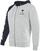 Sweatshirt Dainese Paddock Full-Zip Glacier Gray/Black Iris/Black S Sweatshirt