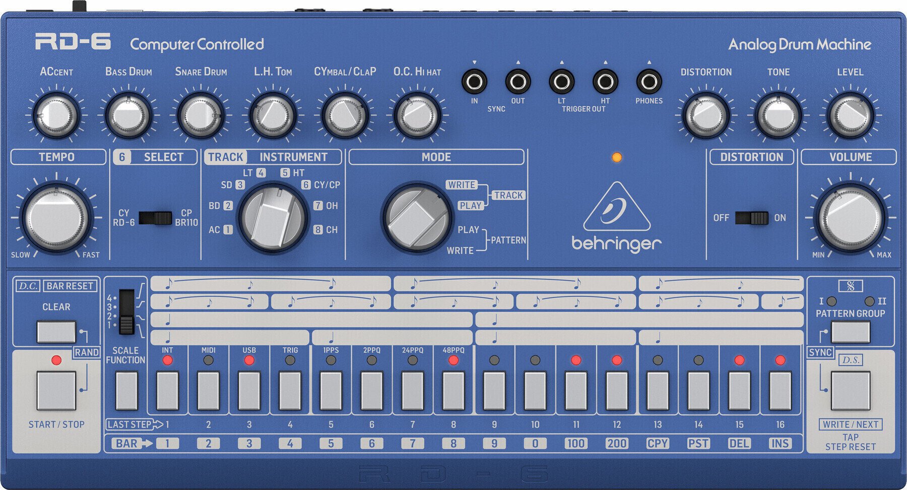 Groovebox Behringer RD-6-BU Groovebox