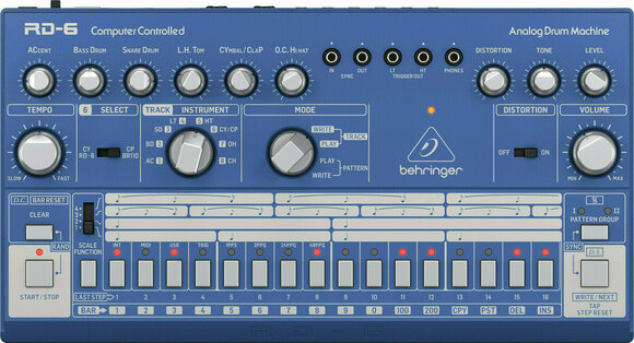 Groovebox Behringer RD-6-BU Groovebox - 1