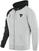 Sweatshirt Dainese Racing Service Full-Zip Glacier Gray/Black M Sweatshirt