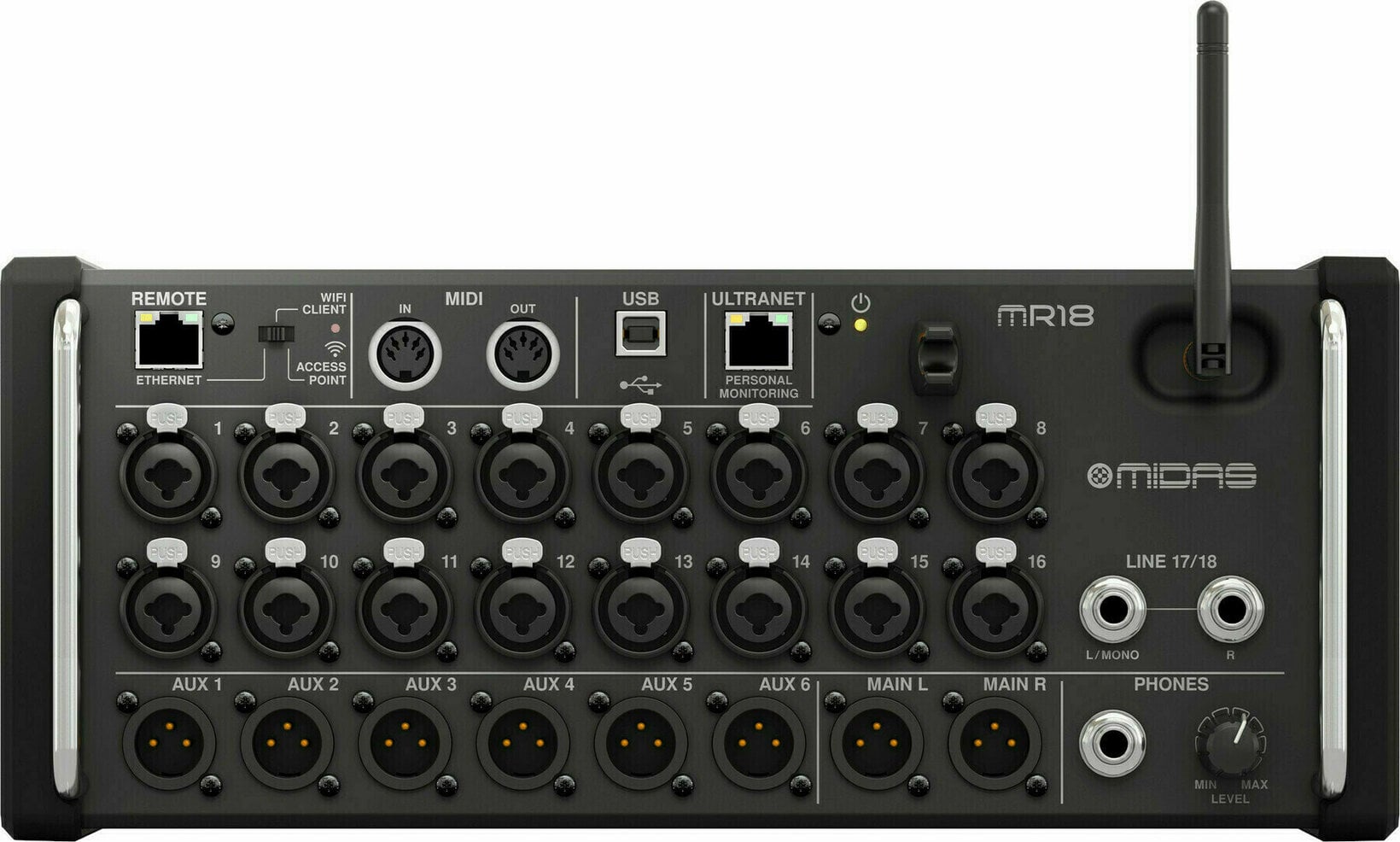 Midas MR18 Digital Mixer - Muziker