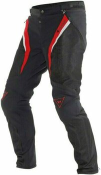 Textile Pants Dainese Drake Super Air Black/Red/White 46 Regular Textile Pants - 1