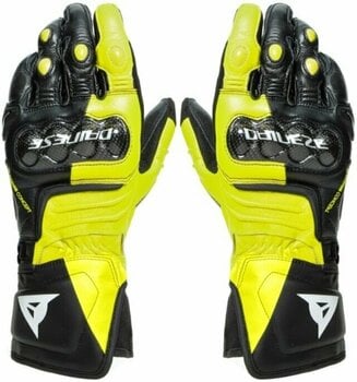 Motorcycle Gloves Dainese Carbon 3 Long Black/Fluo Yellow/White M Motorcycle Gloves - 1