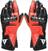 Rukavice Dainese Carbon 3 Long Black/Fluo Red/White S Rukavice
