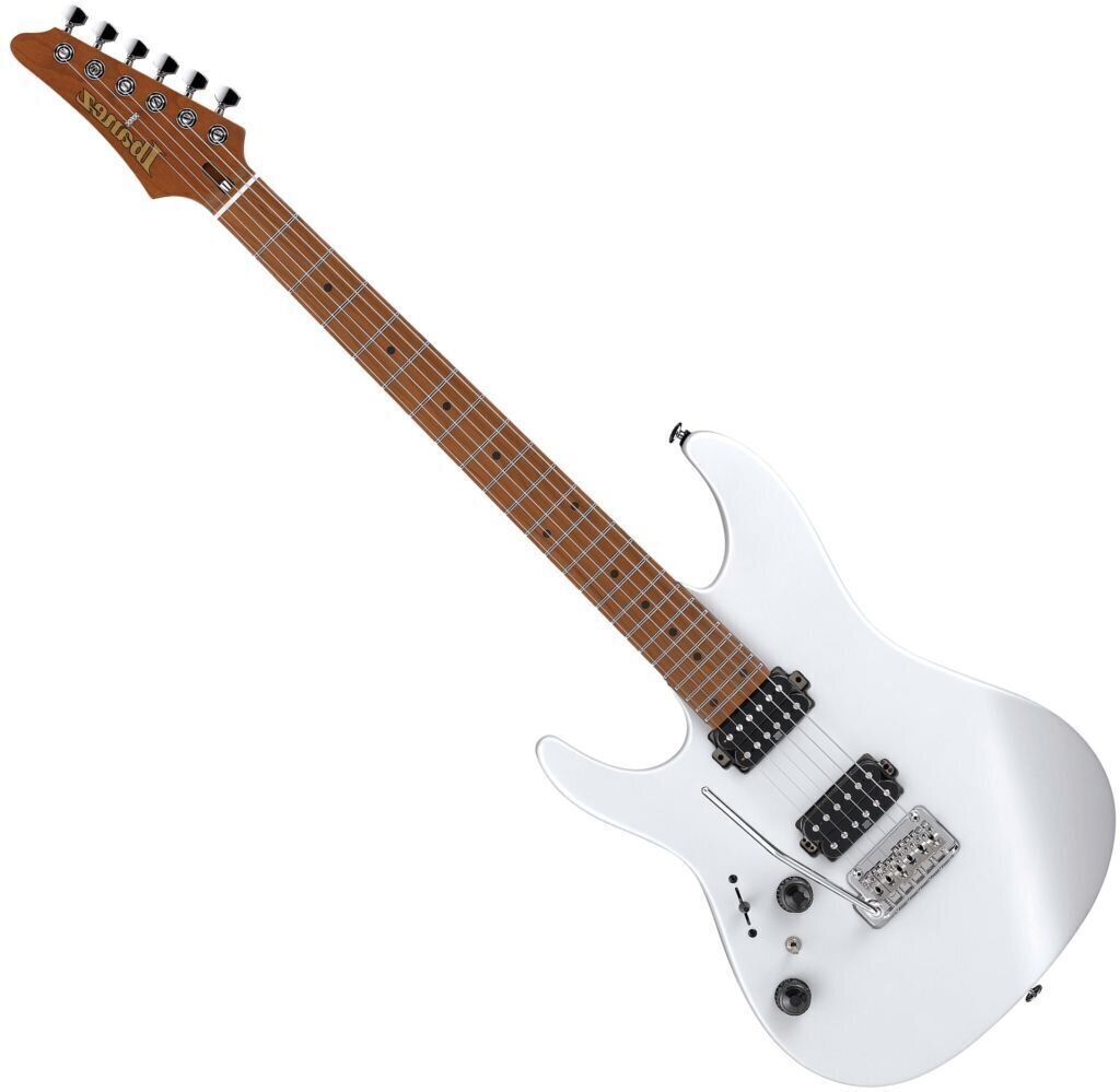 Ibanez Az2402l Pwf Pearl White Flat Muziker Uk