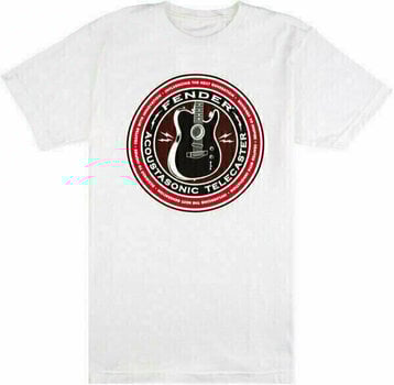 T-shirt Fender Acoustasonic White 2XL T-shirt - 1