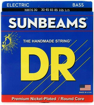 Bassguitar strings DR Strings Sunbeam NMR6-30 - 1