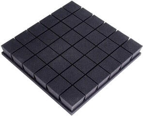 Absorptiepaneel schuim Mega Acoustic PA-PM-KOSTKA7-DG-50x50x7 Dark Grey Absorptiepaneel schuim