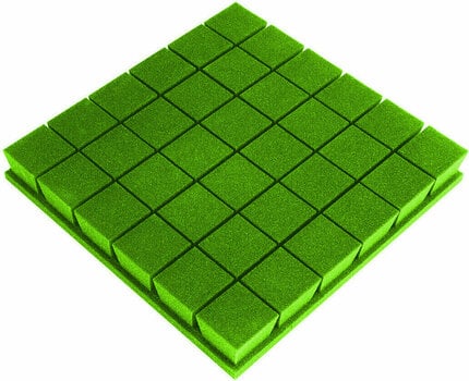 Absorbent foam panel Mega Acoustic PA-PM-KOSTKA7-G-50x50x7 Green - 1