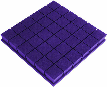 Absorbent foam panel Mega Acoustic PA-PM-KOSTKA7-V-50x50x7 Violet - 1