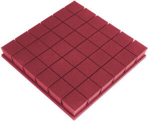 Panou absorbant din spumă Mega Acoustic PA-PM-KOSTKA7-R-50x50x7 Brick Panou absorbant din spumă