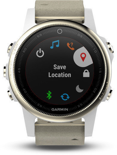 Smartwatch Garmin fénix 5S Sapphire/Goldtone