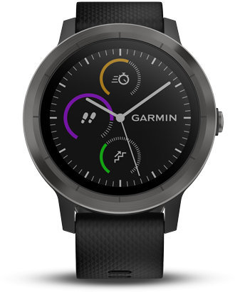 Smart hodinky Garmin vivoactive 3 Black Silicone/Slate