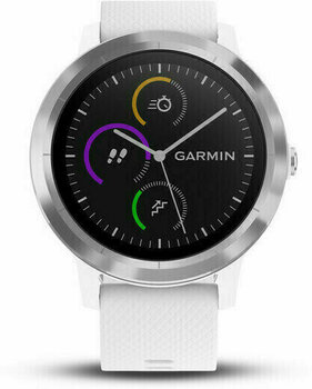 Smart hodinky Garmin vívoactive 3 White Silicone/Stainless Steel - 1