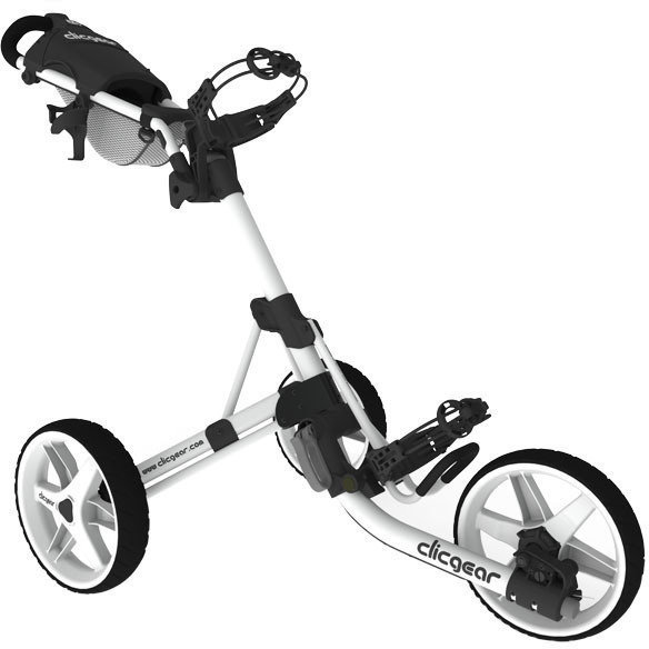 Chariot de golf manuel Clicgear 3.5+ Arctic/White Golf Trolley