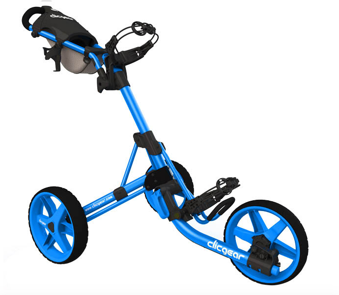Manuell golfvagn Clicgear 3.5+ Blue Golf Trolley